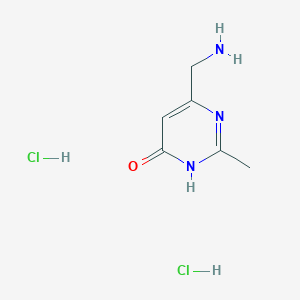 6-(Aminomethyl)-2-methyl-4-pyrimidinol dihydrochloride - 1609406-43-0