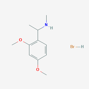 [1-(2,4-Dimethoxyphenyl)ethyl]methylamine hydrobromide - 1609409-40-6