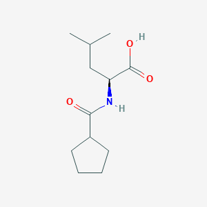(2S)-2-(cyclopentylformamido)-4-methylpentanoic acid - 168980-09-4
