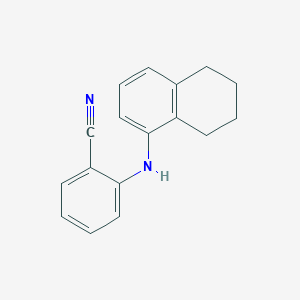 2-((5,6,7,8-Tetrahydronaphthalen-1-yl)amino)benzonitrile - 18201-90-6