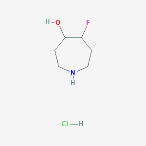 5-Fluoroazepan-4-ol hydrochloride - 1823331-71-0