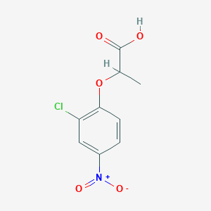 2-(2-Chloro-4-nitrophenoxy)propanoic acid - 21105-10-2