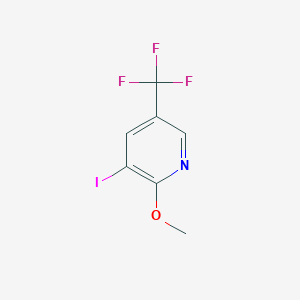2-Methoxy-3-iodo-5-(trifluoromethyl)pyridine - 216765-93-4