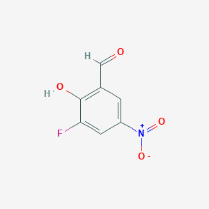 3-Fluoro-2-hydroxy-5-nitrobenzaldehyde - 2923-99-1
