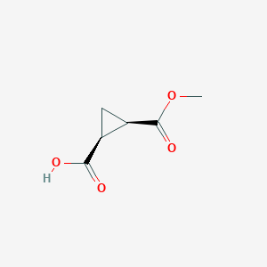 (1S,2R)-2-(methoxycarbonyl)cyclopropanecarboxylic acid - 31420-47-0