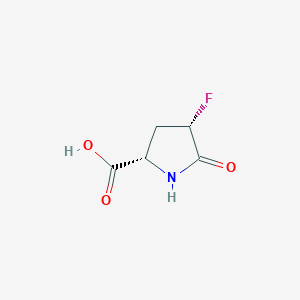 (2S,4S)-4-fluoro-5-oxopyrrolidine-2-carboxylic acid - 32643-42-8