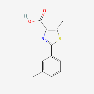 2-(3-Methylphenyl)-5-methyl-1,3-thiazole-4-carboxylic acid - 334017-72-0