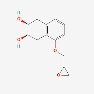 cis-1,2,3,4-Tetrahydro-5-(oxiranylmethoxy)-2,3-naphthalenediol - 35697-15-5