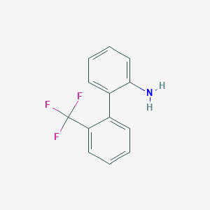 2'-(Trifluoromethyl)-[1,1'-biphenyl]-2-amine - 438-84-6