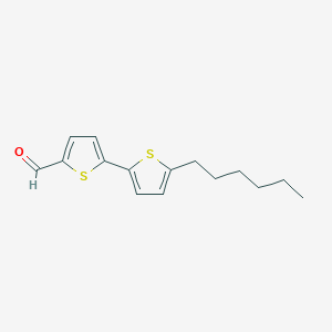 5'-Hexyl-2,2'-bithiophene-5-carbaldehyde - 609369-40-6