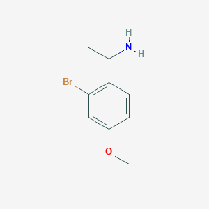 1-(2-Bromo-4-methoxyphenyl)ethan-1-amine - 634149-54-5