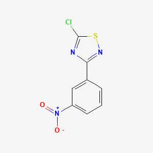 5-Chloro-3-(3-nitrophenyl)-1,2,4-thiadiazole - 72802-02-9