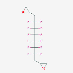 2,2'-(2,2,3,3,4,4,5,5,6,6,7,7-Dodecafluorooctane-1,8-diyl)bis(oxirane) - 74328-56-6