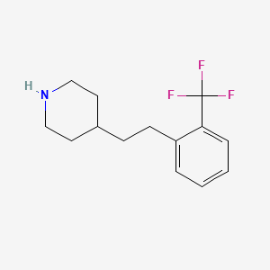 4-{2-[2-(Trifluoromethyl)phenyl]ethyl}piperidine - 765242-42-0