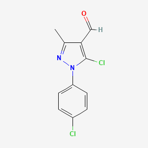 5-Chloro-1-(4-chlorophenyl)-3-methyl-1H-pyrazole-4-carbaldehyde - 77509-93-4