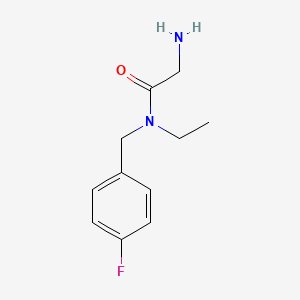 2-Amino-N-ethyl-N-(4-fluoro-benzyl)-acetamide - 779288-68-5