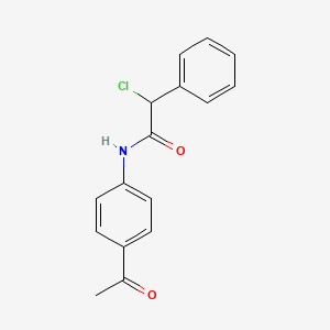 N-(4-Acetylphenyl)-2-chloro-2-phenylacetamide - 82753-84-2