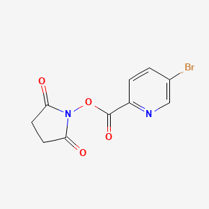 2,5-Dioxopyrrolidin-1-yl 5-bromopicolinate - 843673-49-4