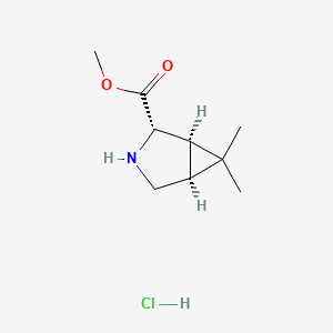 (1R,2S,5S)-Methyl 6,6-dimethyl-3-azabicyclo[3.1.0]hexane-2-carboxylate hydrochloride - 848777-68-4