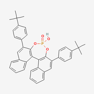 10,16-bis(4-tert-butylphenyl)-13-hydroxy-12,14-dioxa-13λ5-phosphapentacyclo[13.8.0.02,11.03,8.018,23]tricosa-1(15),2(11),3,5,7,9,16,18,20,22-decaene 13-oxide - 861909-30-0