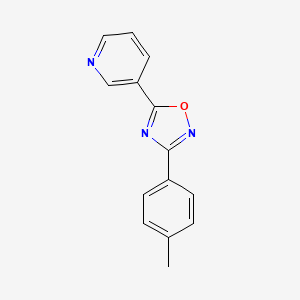 3-[3-(4-Methylphenyl)-1,2,4-oxadiazol-5-yl]pyridine - 866040-95-1