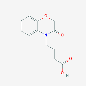 4-(3-oxo-2,3-dihydro-4H-1,4-benzoxazin-4-yl)butanoic acid - 879040-95-6