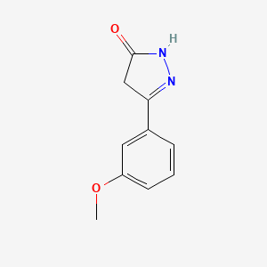 5-(3-Methoxy-phenyl)-2,4-dihydro-pyrazol-3-one - 886494-11-7