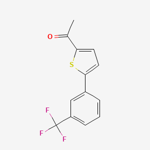 2-Acetyl-5-[3-(trifluoromethyl)phenyl]thiophene - 893735-18-7