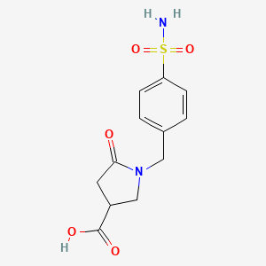 1-[4-(Aminosulfonyl)benzyl]-5-oxopyrrolidine-3-carboxylic acid - 933748-95-9