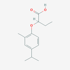2-(4-Isopropyl-2-methylphenoxy)butanoic acid - 937597-41-6