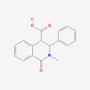 2-Methyl-1-oxo-3-phenyl-1,2,3,4-tetrahydroisoquinoline-4-carboxylic acid - 943115-55-7