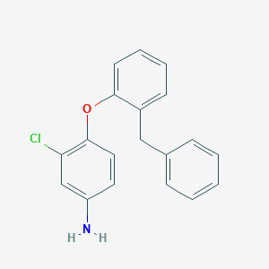 4-(2-Benzylphenoxy)-3-chloroaniline - 946662-60-8