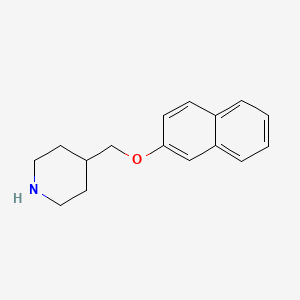 4-[(2-Naphthyloxy)methyl]piperidine - 