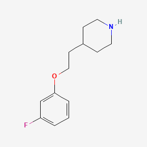 4-[2-(3-Fluorophenoxy)ethyl]piperidine - 946760-87-8