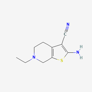 2-Amino-6-ethyl-4,5,6,7-tetrahydrothieno[2,3-c]pyridine-3-carbonitrile - 