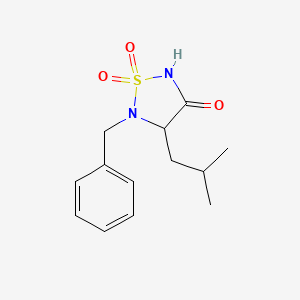 4-(2-Methylpropyl)-5-benzyl-1,2,5-thiadiazolidine-1,1,3-trione - 387859-83-8
