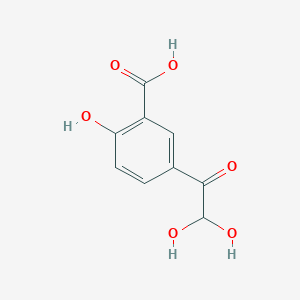 5-(2,2-Dihydroxyacetyl)-2-hydroxybenzoic acid - 54440-92-5