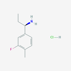 (1R)-1-(3-Fluoro-4-methylphenyl)propylamine - 1213012-56-6