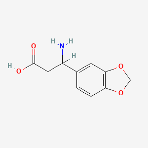 3-Amino-3-benzo[1,3]dioxol-5-yl-propionic acid - 72071-75-1