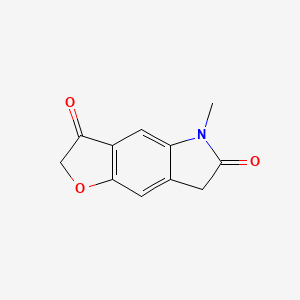 5-Methyl-3,6-dioxo-2,3,6,7-tetrahydro-furo[2,3-f]indole - 851682-14-9