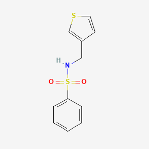 N-(thiophen-3-ylmethyl)benzenesulfonamide - 1060352-68-2