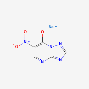 [1,2,4]Triazolo[1,5-a]pyrimidin-7(1H)-one, 6-nitro-, sodium salt - 106087-51-8