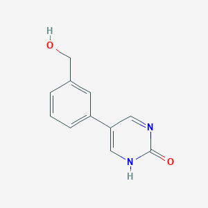 5-(3-(Hydroxymethyl)phenyl)pyrimidin-2-ol - 1111104-12-1