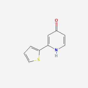 2-(Thiophen-2-yl)pyridin-4(1H)-one - 1159817-06-7