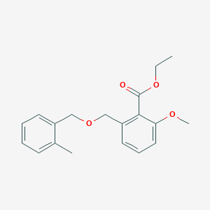 2-Methoxy-6-(2-methyl-benzyloxymethyl)-benzoic acid ethyl ester - 1171923-49-1