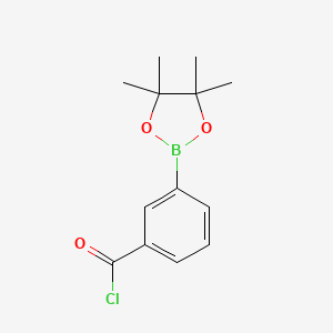 3-(4,4,5,5-Tetramethyl-1,3,2-dioxaborolan-2-yl)benzoyl chloride - 1181329-14-5