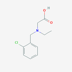 [(2-Chloro-benzyl)-ethyl-amino]-acetic acid - 1181595-65-2