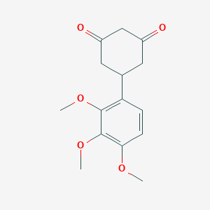 5-(2,3,4-Trimethoxyphenyl)cyclohexane-1,3-dione - 119101-24-5