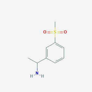 1-(3-Methanesulfonylphenyl)ethan-1-amine - 1191948-14-7