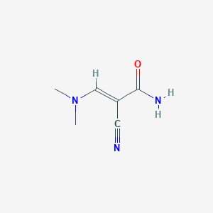 (2E)-2-cyano-3-(dimethylamino)prop-2-enamide - 120650-89-7